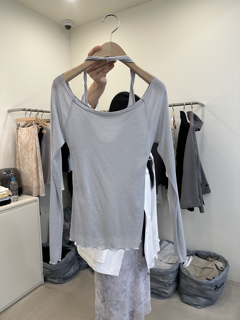 MONDAYMORING東大門代購女士新款推薦職業休閑人氣長袖T恤MONDAYMORING長袖T恤