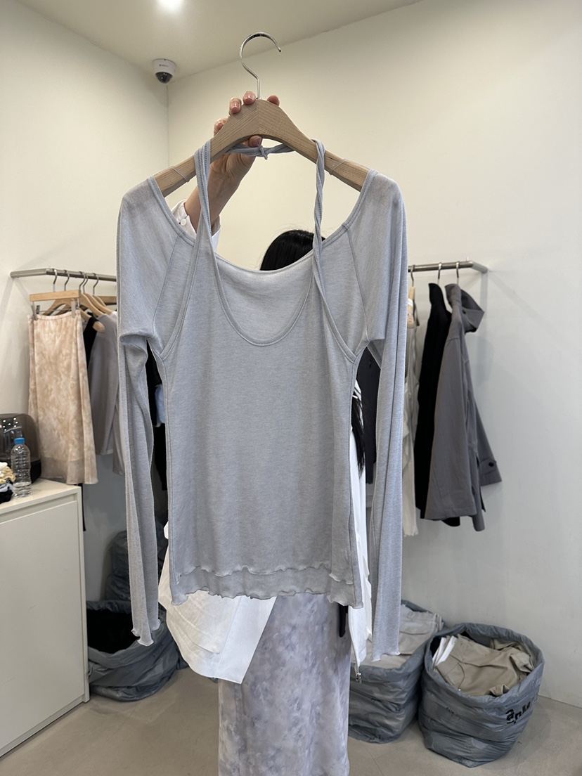 MONDAYMORING東大門代購女士新款推薦職業休閑人氣長袖T恤MONDAYMORING長袖T恤圖色2