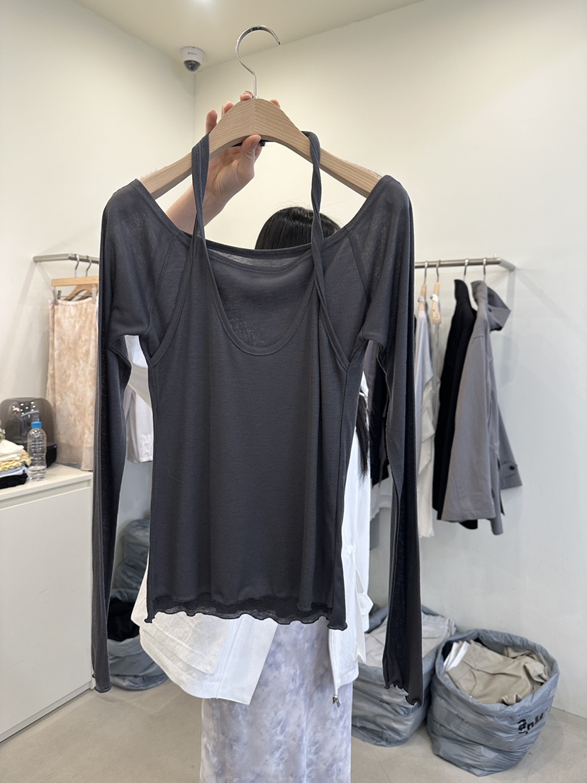 MONDAYMORING東大門代購女士新款推薦職業休閑人氣長袖T恤MONDAYMORING長袖T恤圖色3