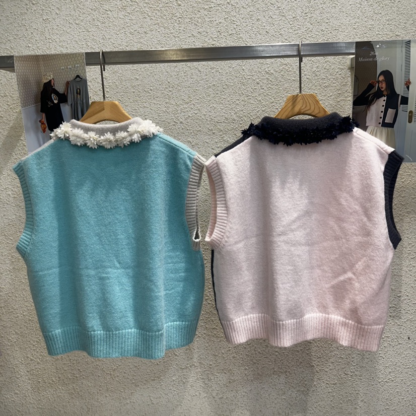 MAISONDEGLORY韓國代購女士新品26春夏推薦人氣馬甲口袋開衫MAISON DE GLORY馬甲