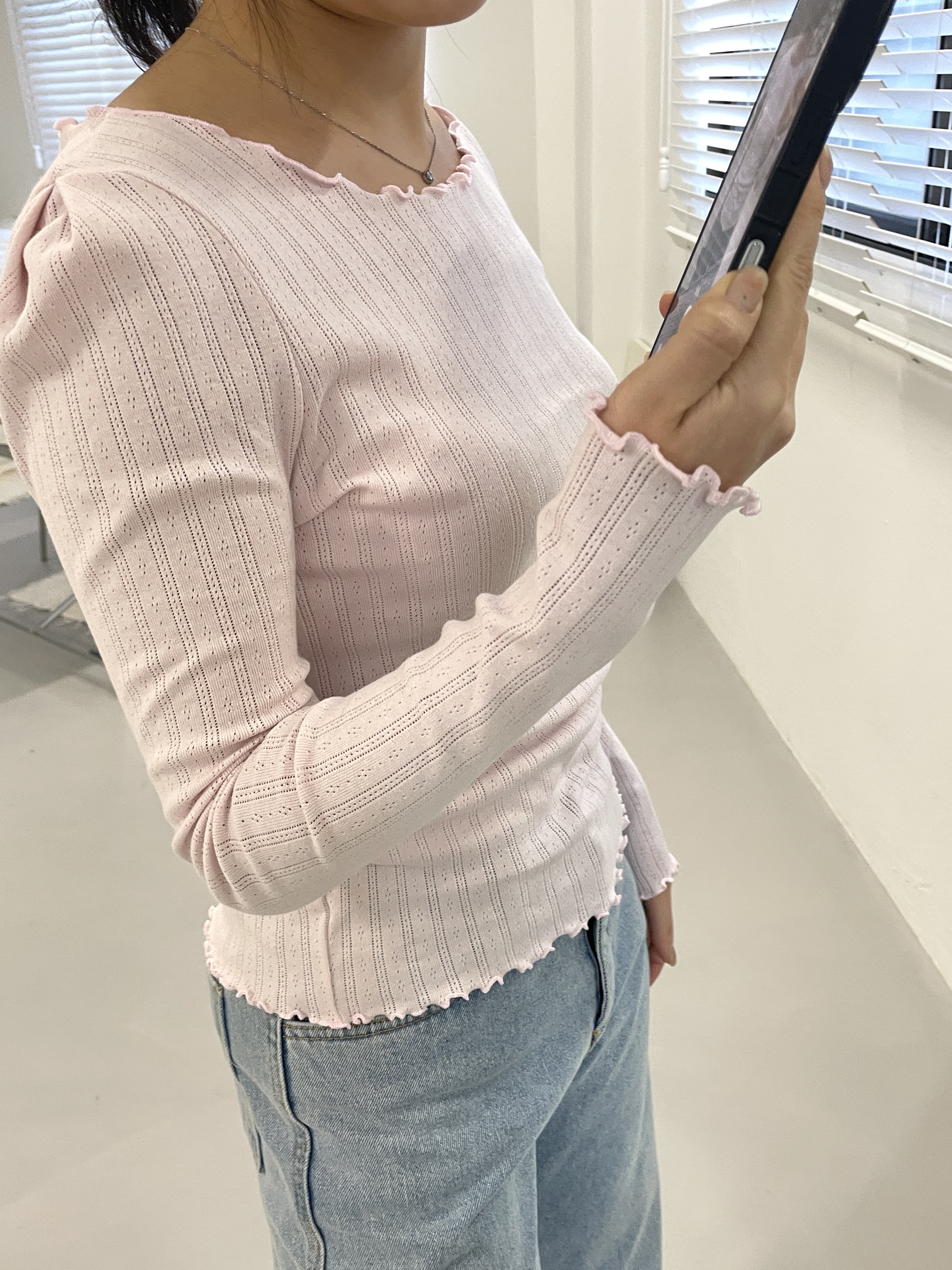 EDITION-P東大門代購女士新款推薦26春夏人氣熱賣長袖T恤EDITION/CHAHEE長袖T恤