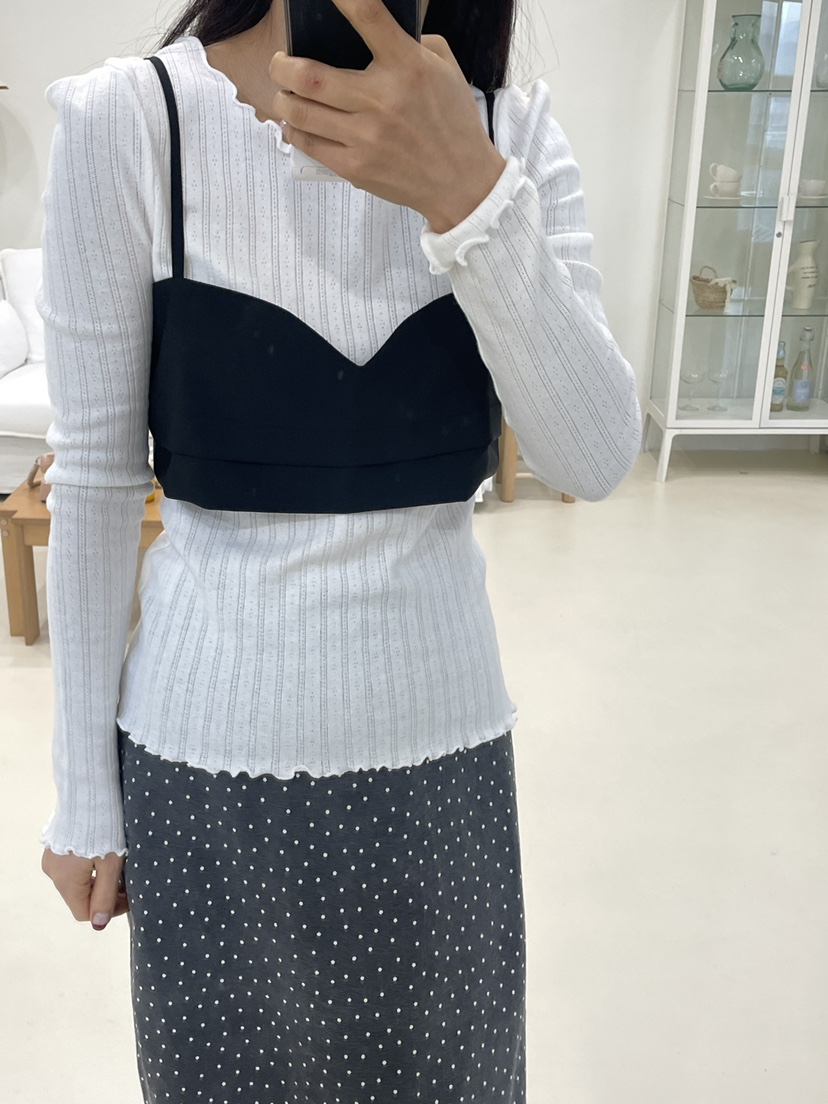 EDITION-P東大門代購女士新款推薦26春夏人氣熱賣長袖T恤EDITION/CHAHEE長袖T恤