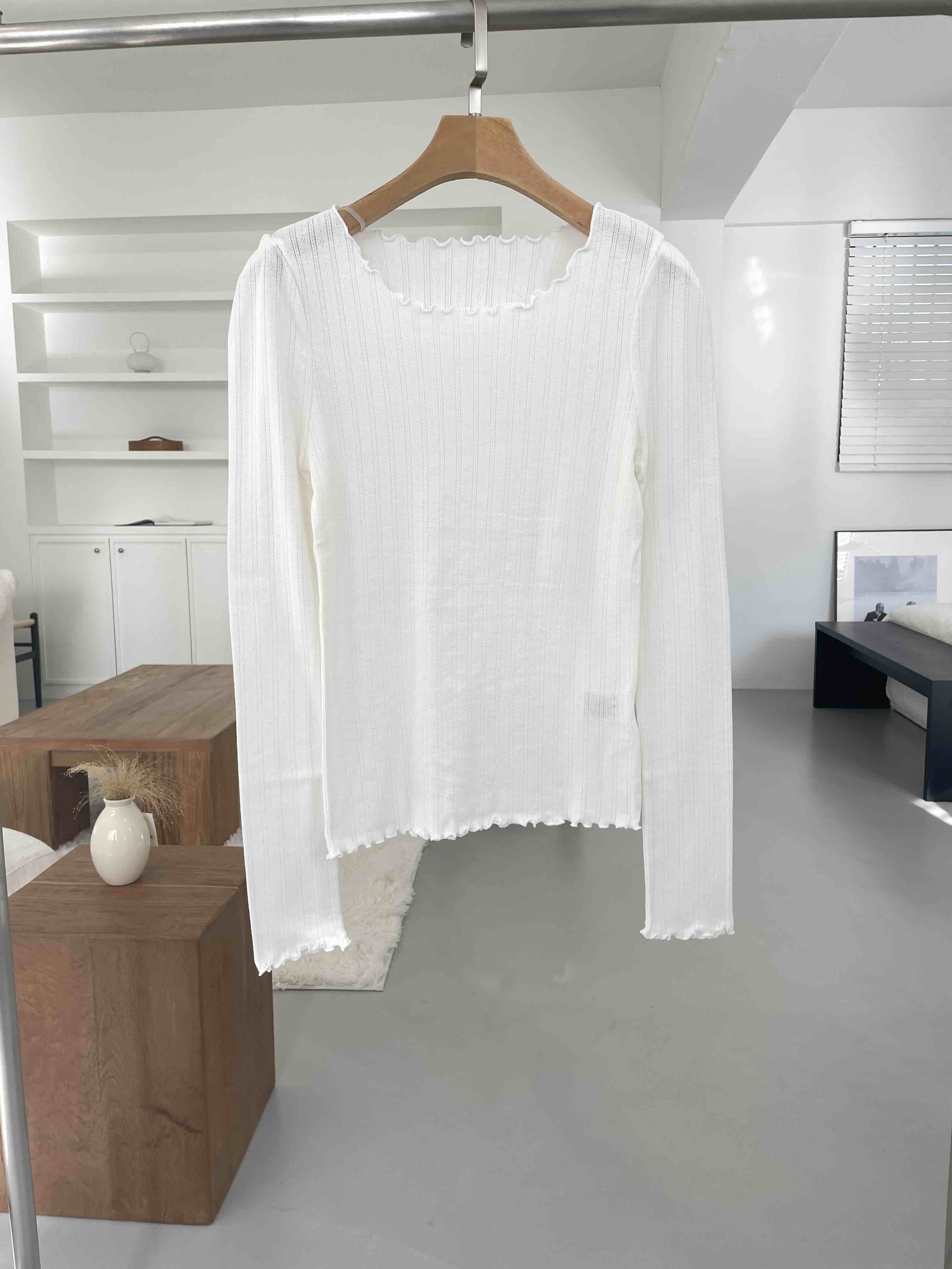 EDITION-P東大門代購女士新款推薦26春夏人氣熱賣長袖T恤EDITION/CHAHEE長袖T恤圖色1