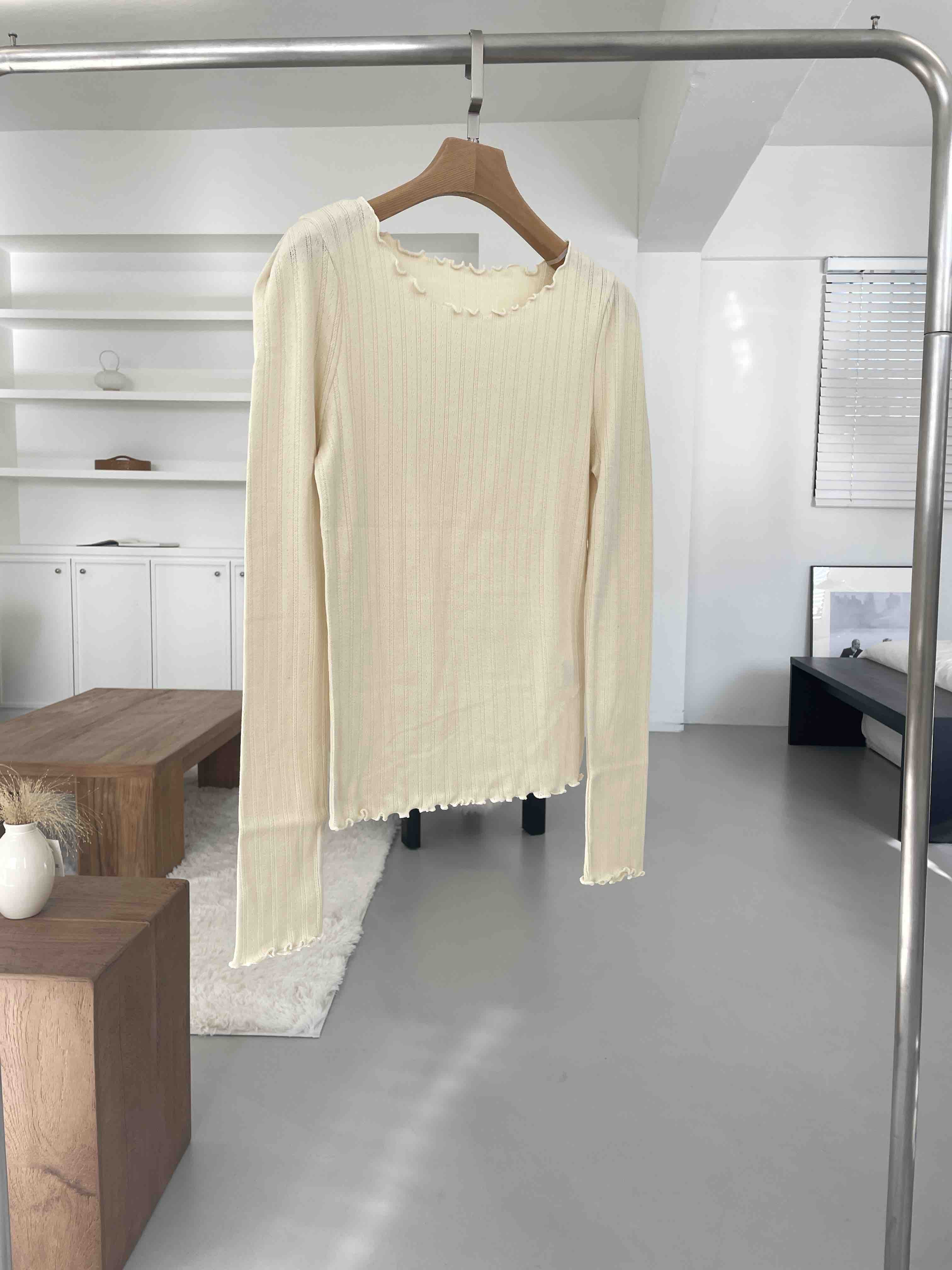 EDITION-P東大門代購女士新款推薦26春夏人氣熱賣長袖T恤EDITION/CHAHEE長袖T恤圖色2