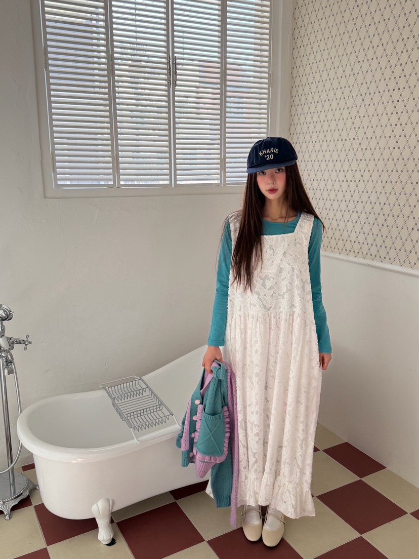 MAISONDEGLORY東大門實拍女士新品人氣休閑連衣裙不含內搭MAISON DE GLORY連衣裙圖色1