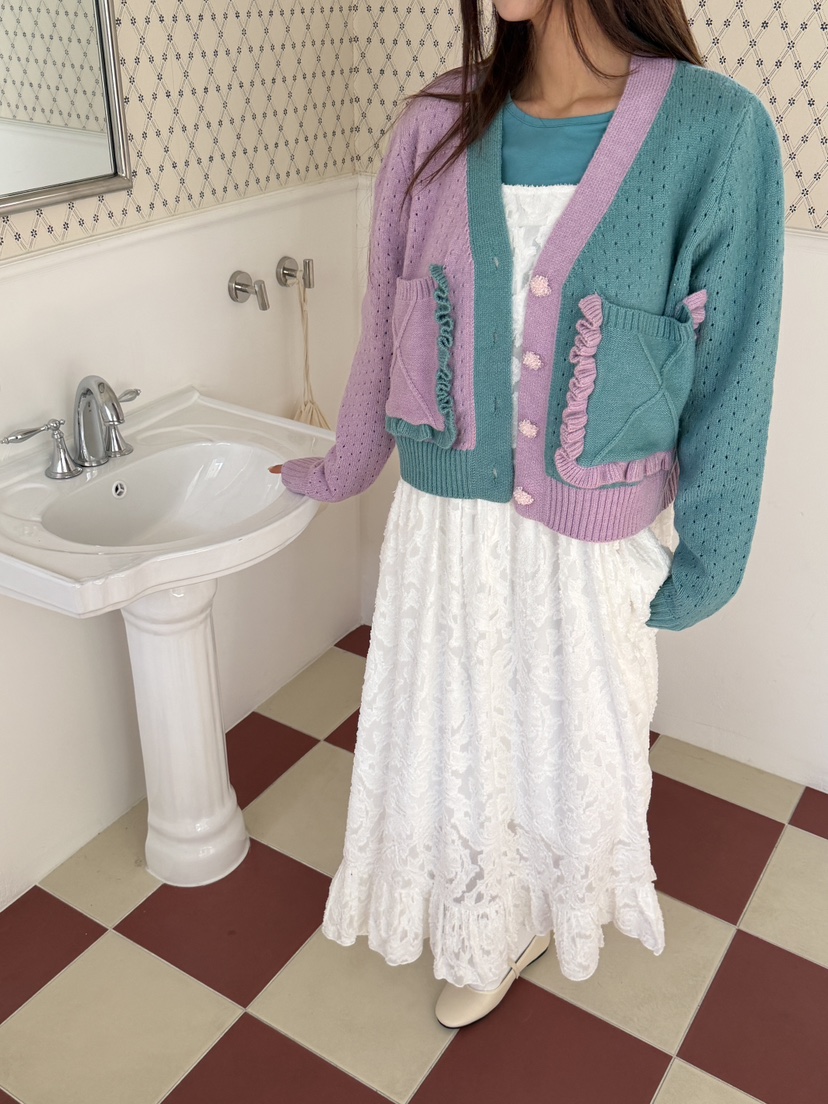 MAISONDEGLORY東大門實拍女裝新品休閑熱賣人氣時尚針織衫MAISON DE GLORY針織衫