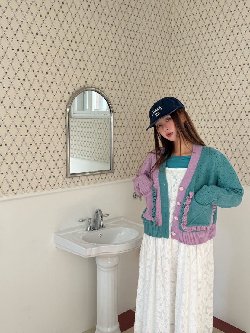 MAISONDEGLORY東大門實拍女裝新品休閑熱賣人氣時尚針織衫MAISON DE GLORY針織衫