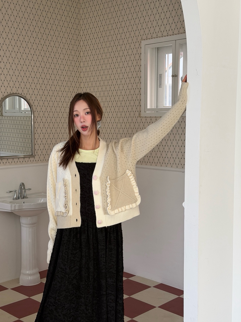 MAISONDEGLORY東大門實拍女裝新品休閑熱賣人氣時尚針織衫MAISON DE GLORY針織衫