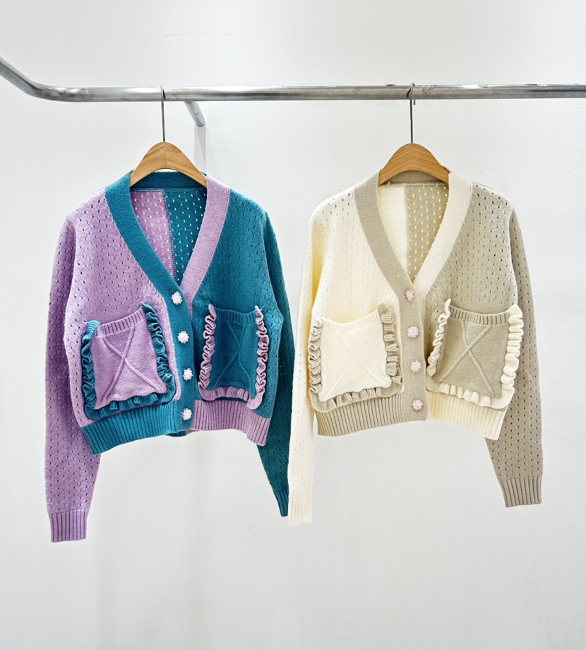 MAISONDEGLORY東大門實拍女裝新品休閑熱賣人氣時尚針織衫MAISON DE GLORY針織衫