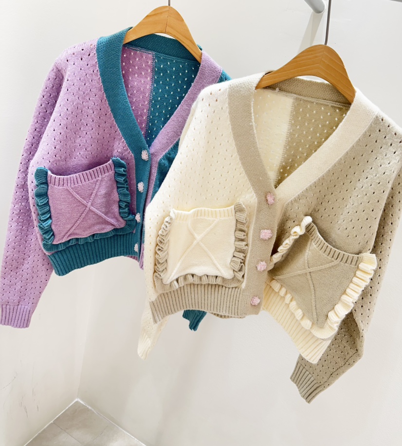 MAISONDEGLORY東大門實拍女裝新品休閑熱賣人氣時尚針織衫MAISON DE GLORY針織衫