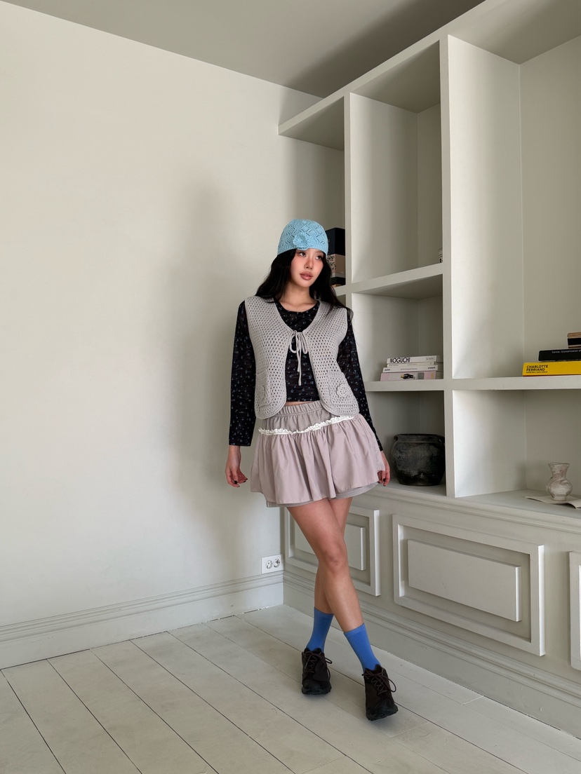 MAISONDEGLORY東大門實拍女裝新品職業時尚26春夏真品裙褲MAISON DE GLORY裙褲