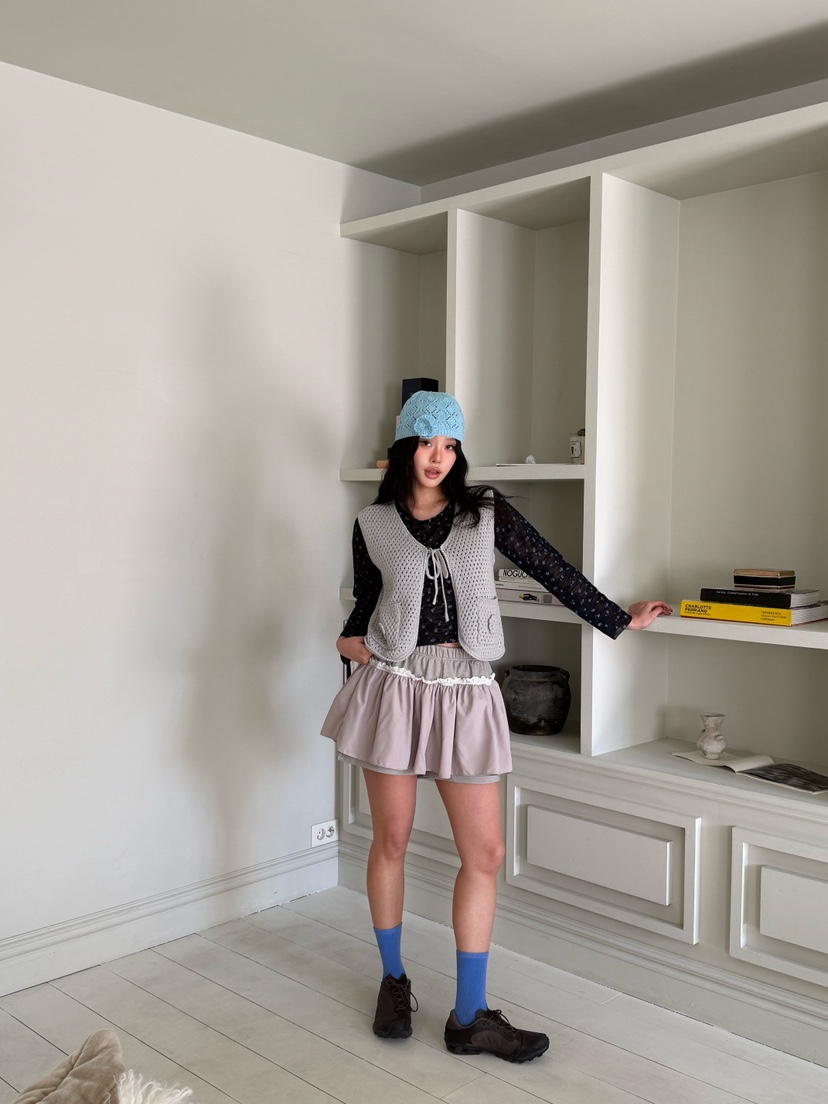 MAISONDEGLORY東大門實拍女裝新品職業時尚26春夏真品裙褲MAISON DE GLORY裙褲