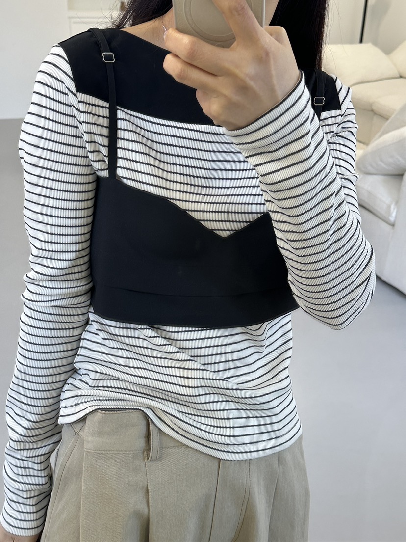 EDITION-P東大門直郵女裝新品休閑人氣推薦職業熱賣長袖T恤EDITION/CHAHEE長袖T恤