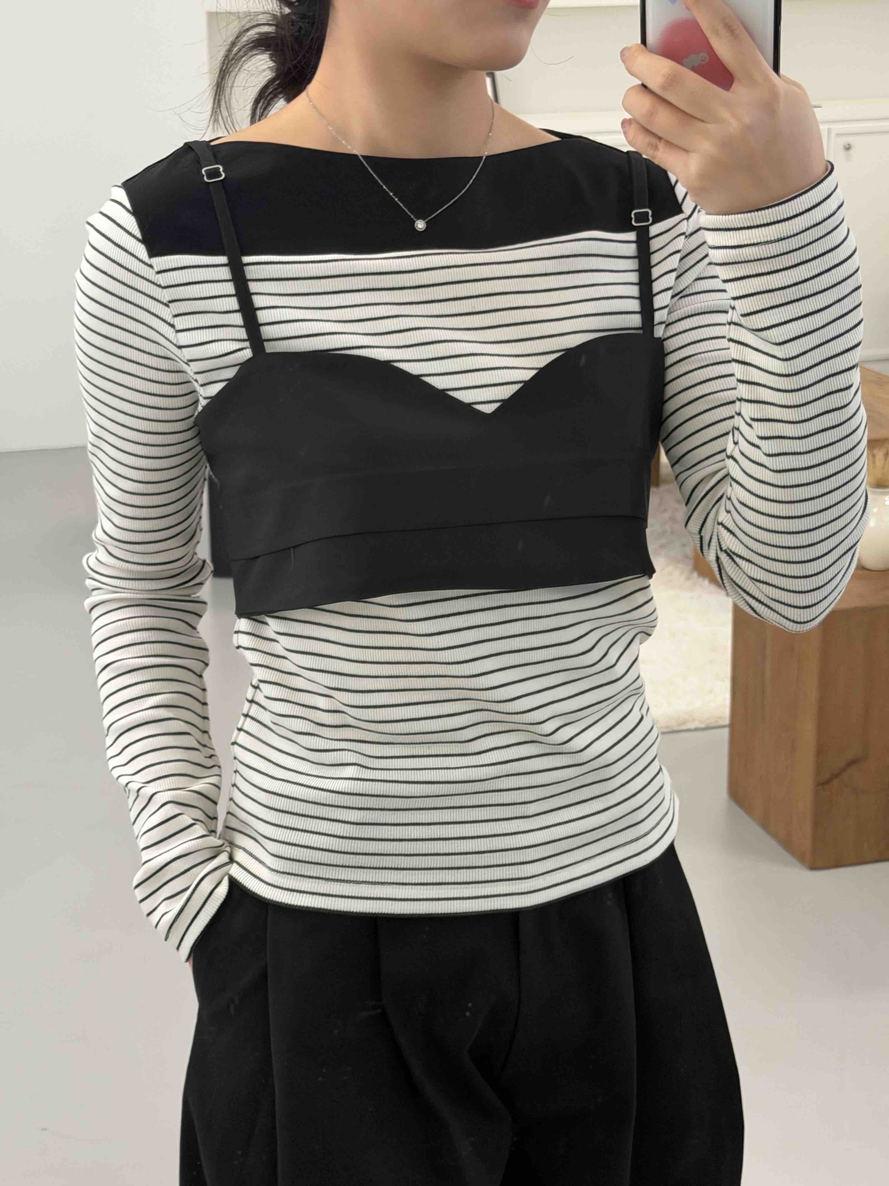 EDITION-P東大門直郵女裝新品休閑人氣推薦職業熱賣長袖T恤EDITION/CHAHEE長袖T恤