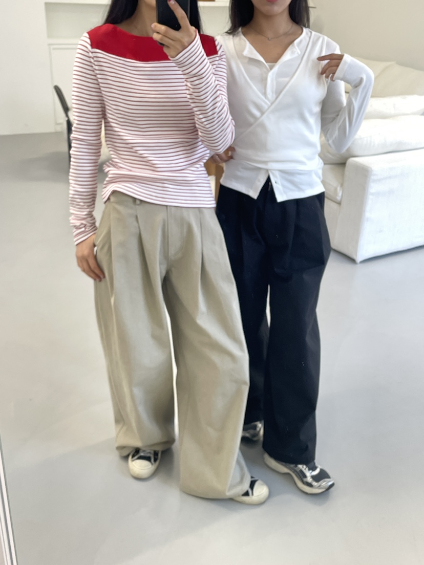 EDITION-P東大門直郵女裝新品休閑人氣推薦職業熱賣長袖T恤EDITION/CHAHEE長袖T恤