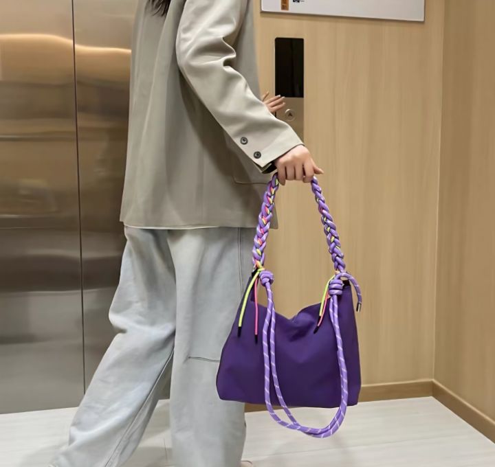 TROUVAILLE韓國代購女士新款人氣熱賣時尚休閑單肩斜跨包TROUVAILLE單肩/斜跨包