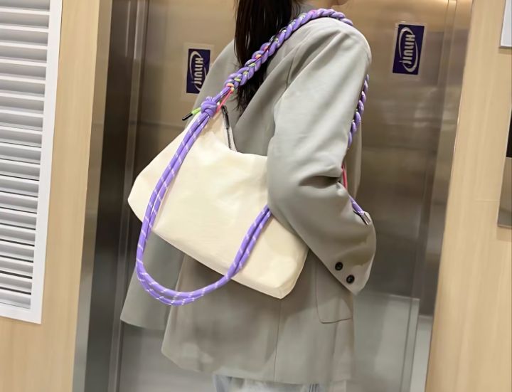 TROUVAILLE韓國代購女士新款人氣熱賣時尚休閑單肩斜跨包TROUVAILLE單肩/斜跨包圖色3