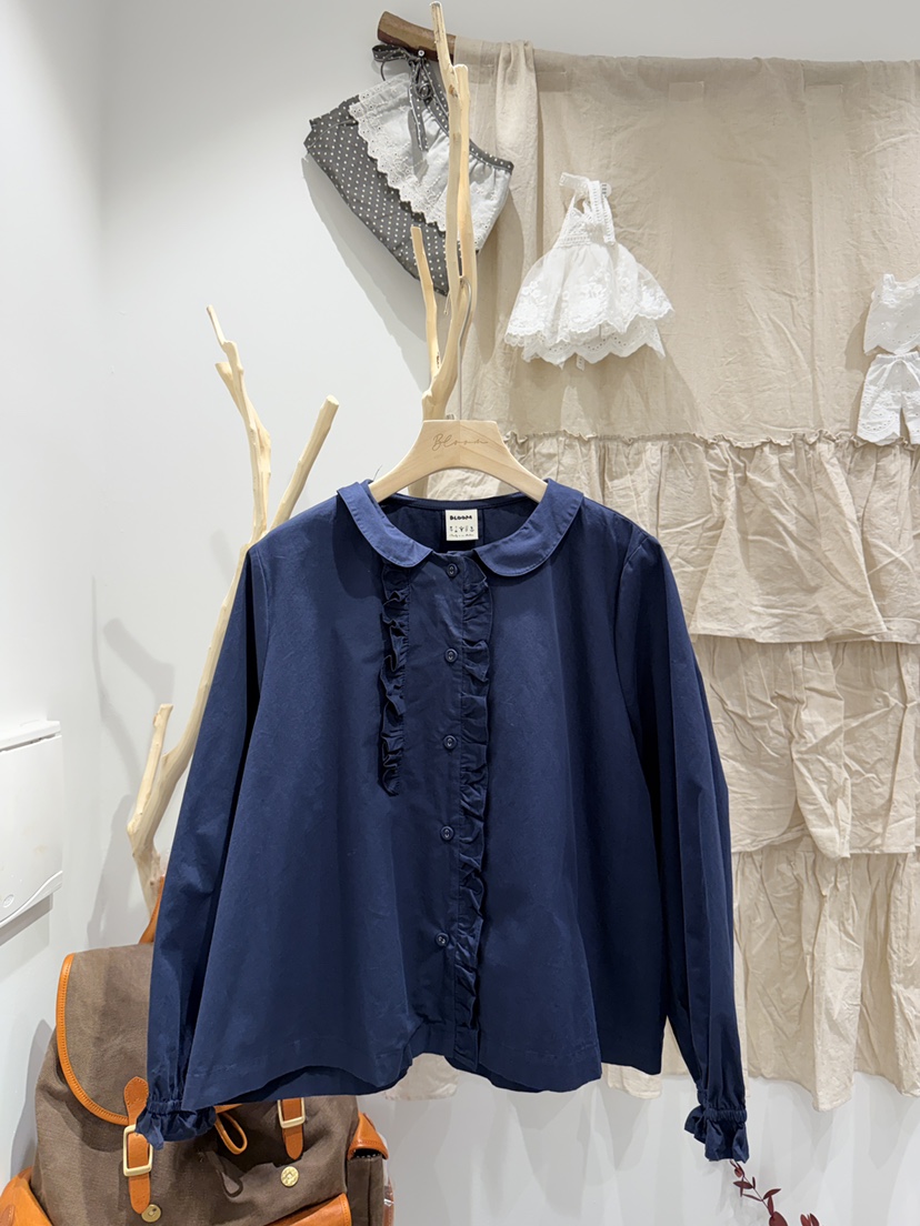 BLOOM東大門代購女裝新品時尚推薦人氣熱賣休閑襯衫蕾絲衫BLOOM-S襯衫/蕾絲衫圖色2