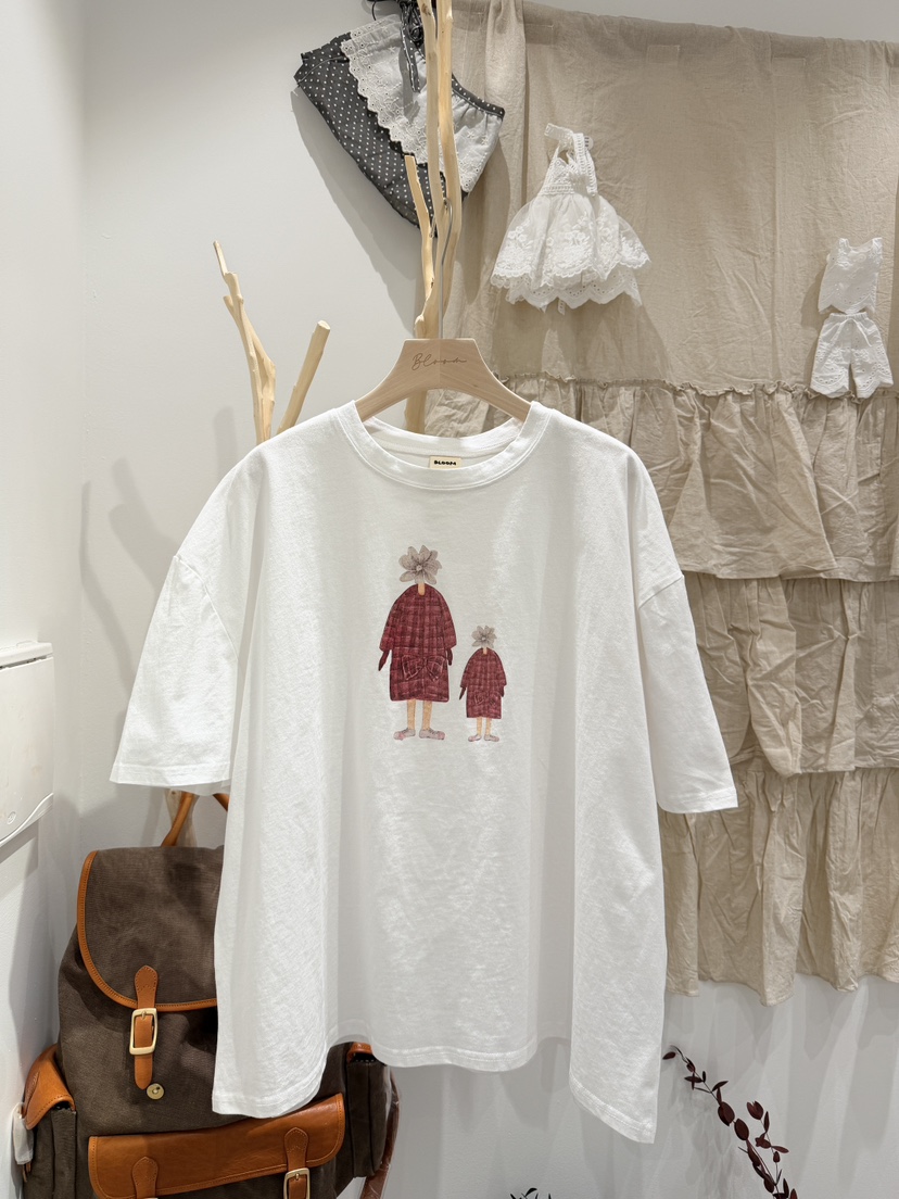 BLOOM東大門直郵女裝新款休閑26春季推薦時尚人氣T恤寬松BLOOM-ST恤圖色1