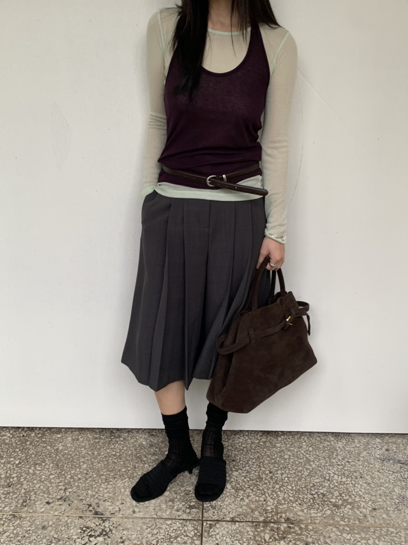 VAARA韓國直郵女士新款26春季熱賣人氣休閑時尚推薦吊帶背心VAARA吊帶/背心