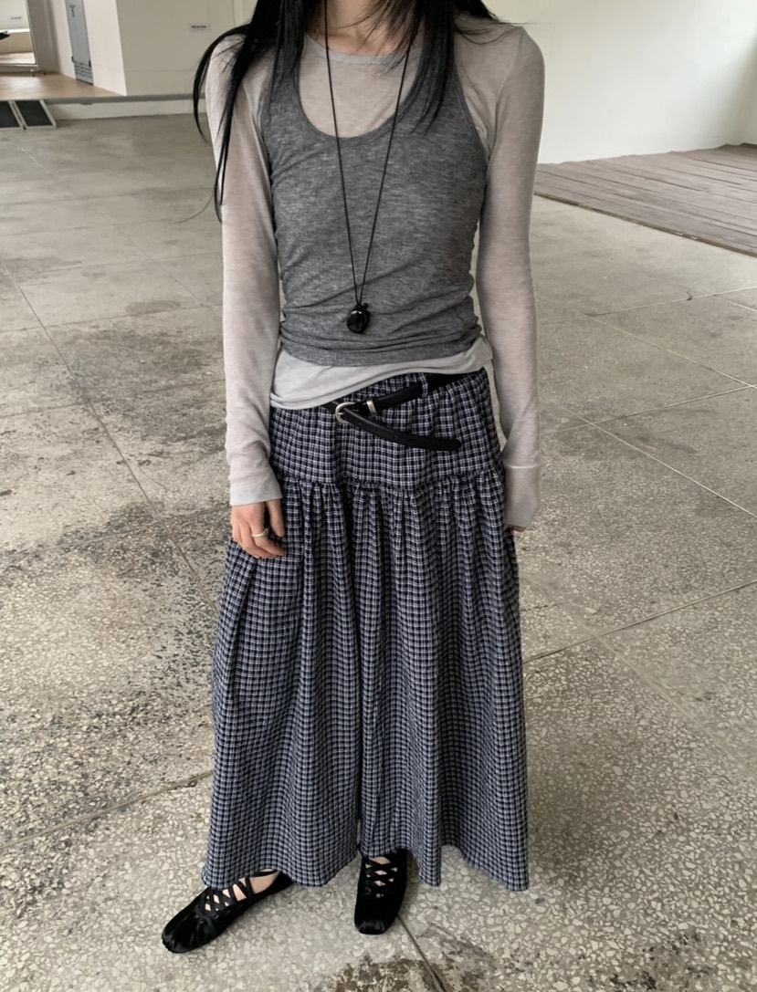 VAARA韓國代購女裝新款職業人氣26春季推薦休閑時尚熱賣長裙VAARA長裙