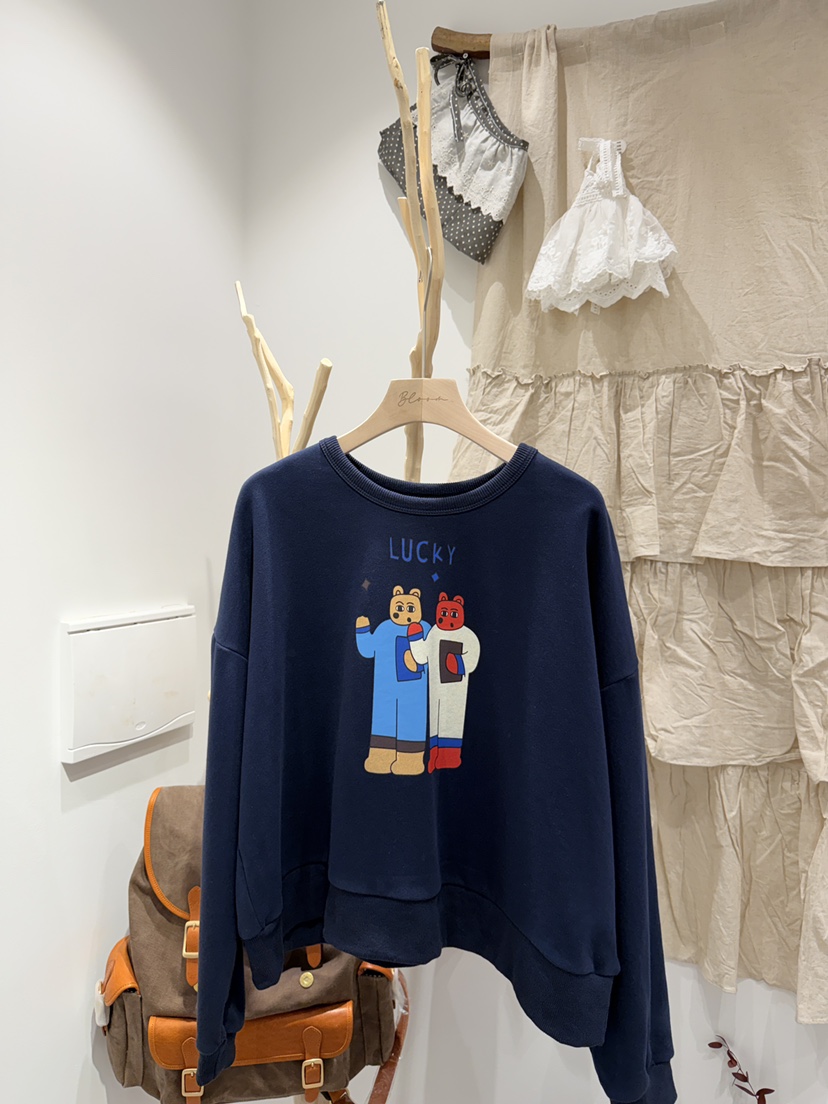 BLOOM東大門實拍女裝新品時尚26春季人氣熱賣休閑職業衛衣BLOOM-S衛衣圖色2