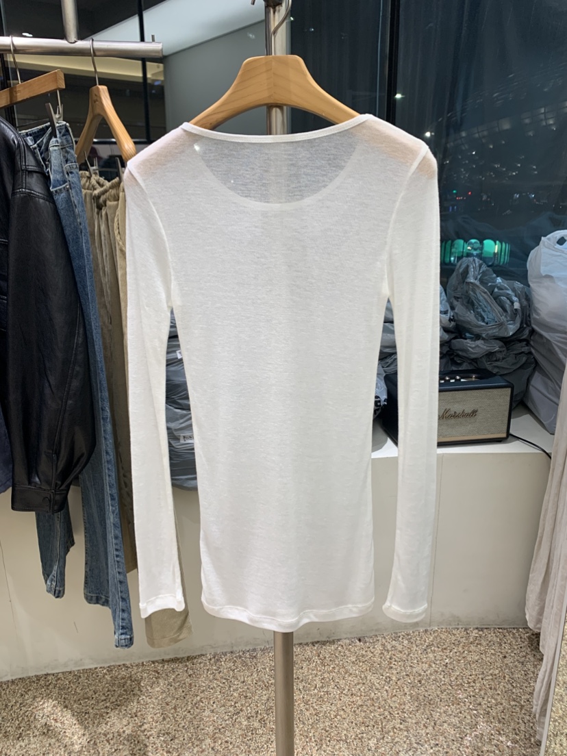 VAARA韓國代購女士新品熱賣人氣職業推薦時尚長袖T恤羊毛VAARA長袖T恤