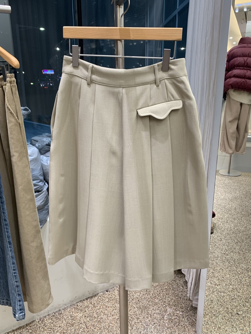 VAARA東大門代購女士新品休閑26春季職業時尚推薦裙褲褶皺VAARA裙褲