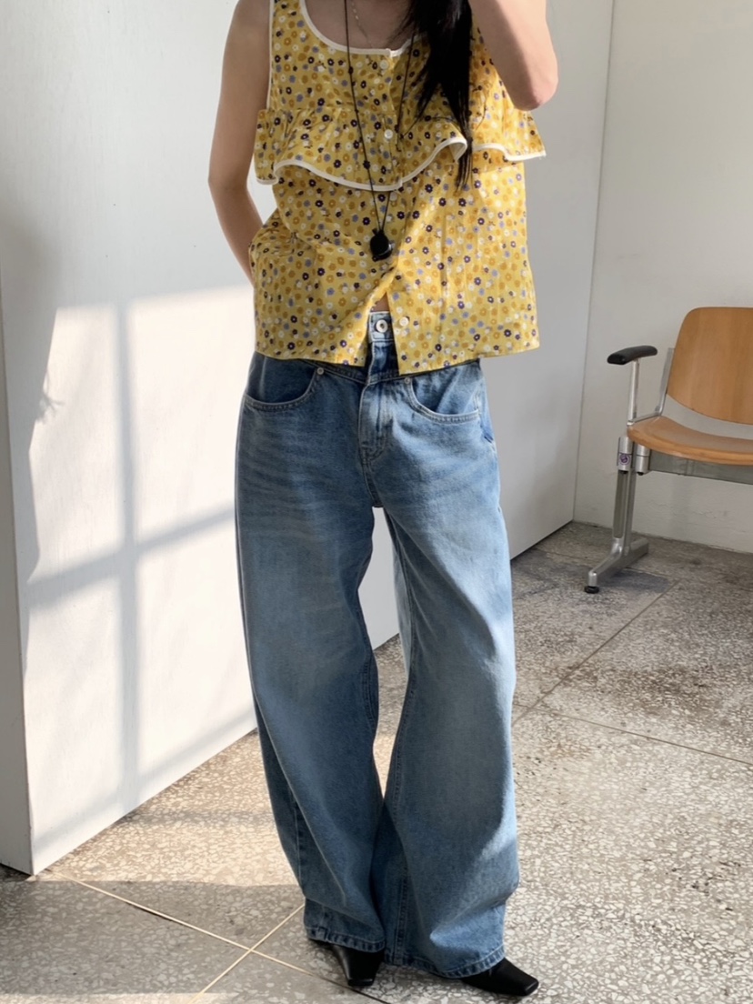 VAARA東大門直郵女士新品人氣休閑職業熱賣推薦時尚牛仔褲VAARA牛仔褲