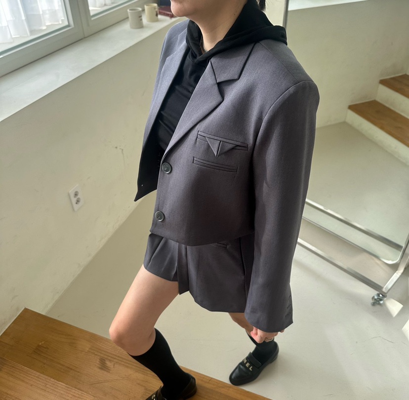 SOUIT韓國代購女士新款職業人氣熱賣休閑26春季時尚長袖T恤SOUIT by mabel-L長袖T恤