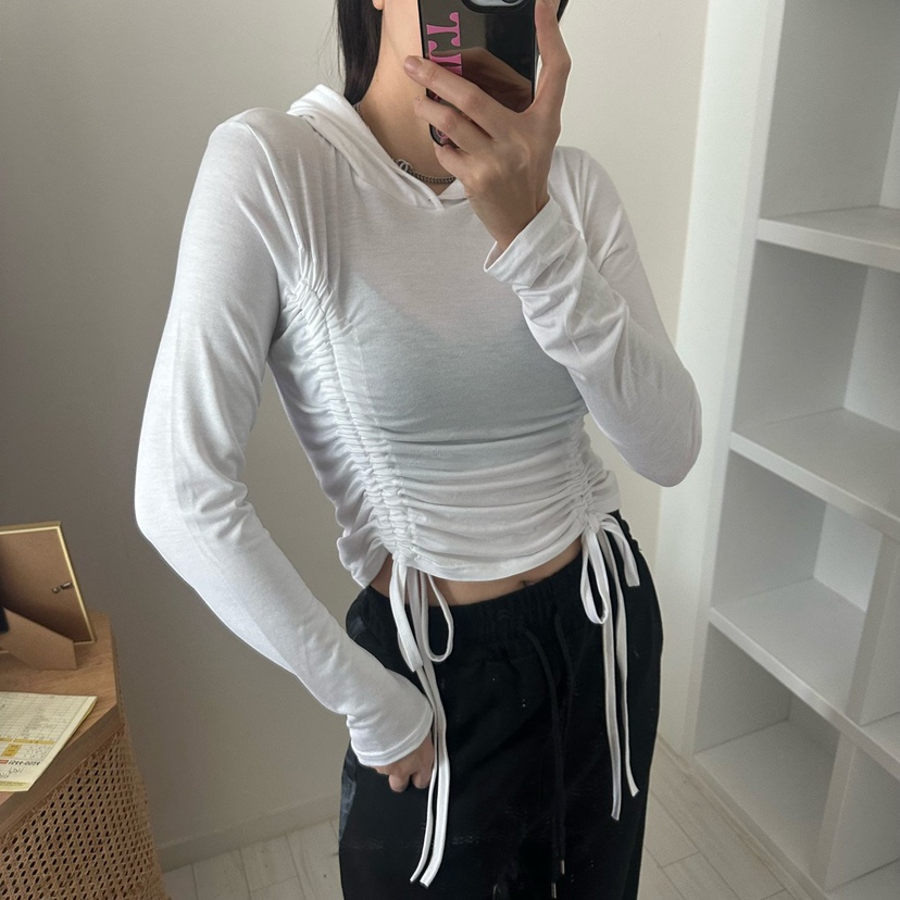 SOUIT韓國代購女士新款職業人氣熱賣休閑26春季時尚長袖T恤SOUIT by mabel-L長袖T恤