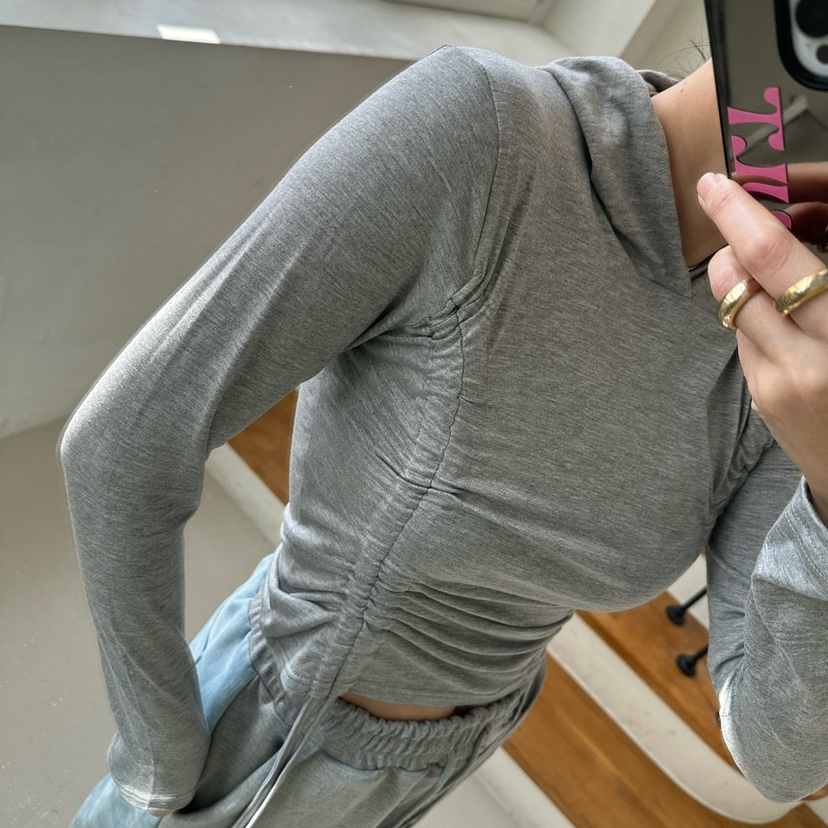 SOUIT韓國代購女士新款職業人氣熱賣休閑26春季時尚長袖T恤SOUIT by mabel-L長袖T恤