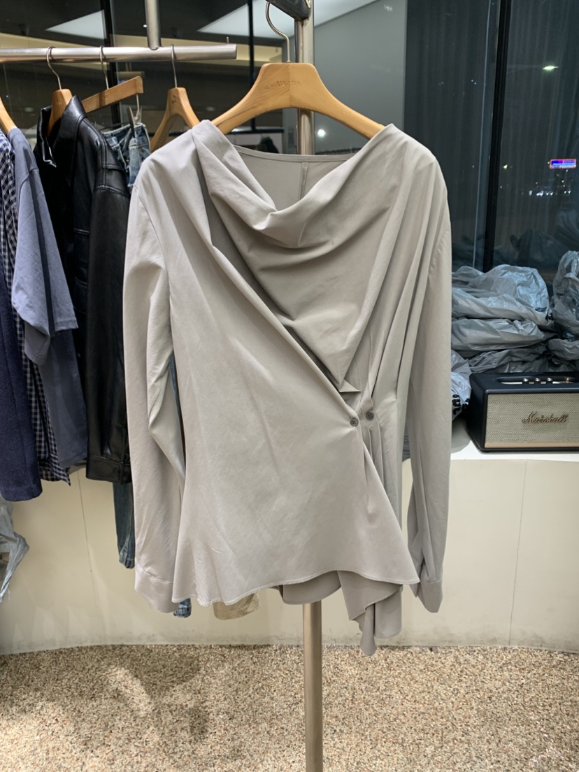 VAARA韓國代購女裝新款26春季職業人氣休閑襯衫蕾絲衫兜帽VAARA襯衫/蕾絲衫圖色3