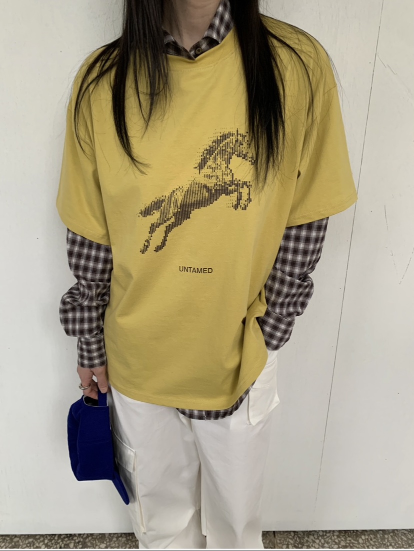 VAARA韓國代購女士新品職業時尚26春季熱賣推薦人氣休閑T恤VAARAT恤