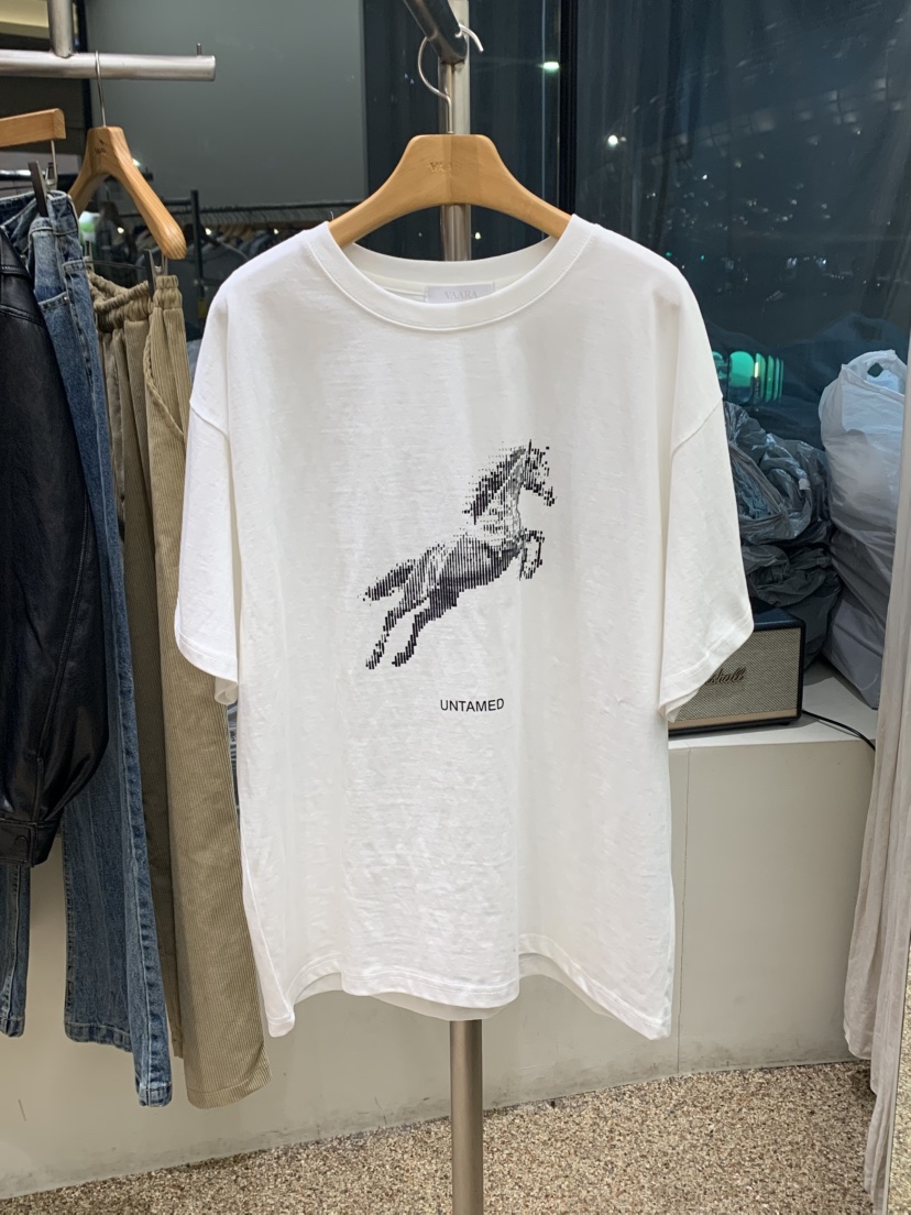 VAARA韓國代購女士新品職業時尚26春季熱賣推薦人氣休閑T恤VAARAT恤圖色2