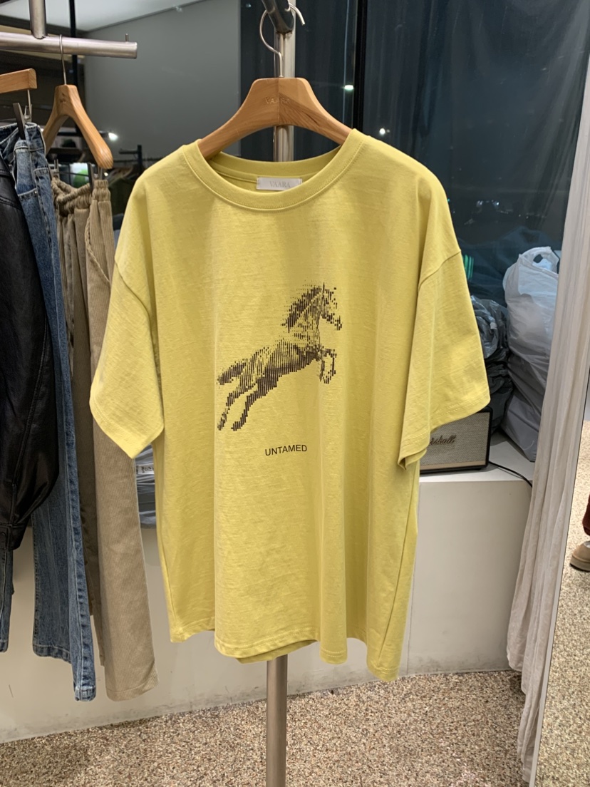 VAARA韓國代購女士新品職業時尚26春季熱賣推薦人氣休閑T恤VAARAT恤圖色3