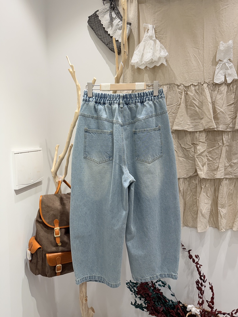 BLOOM韓國直郵女裝新款職業26春季推薦熱賣時尚休閑牛仔褲BLOOM-S牛仔褲