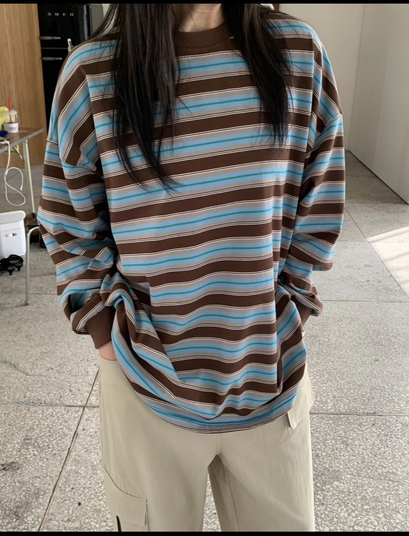 VAARA韓國代購女士新款推薦休閑職業時尚26春季人氣長袖T恤VAARA長袖T恤