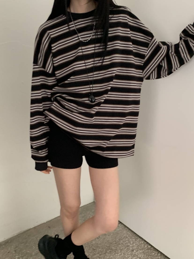 VAARA韓國代購女士新款推薦休閑職業時尚26春季人氣長袖T恤VAARA長袖T恤