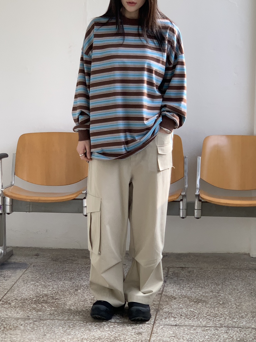 VAARA韓國代購女士新款推薦休閑職業時尚26春季人氣長袖T恤VAARA長袖T恤