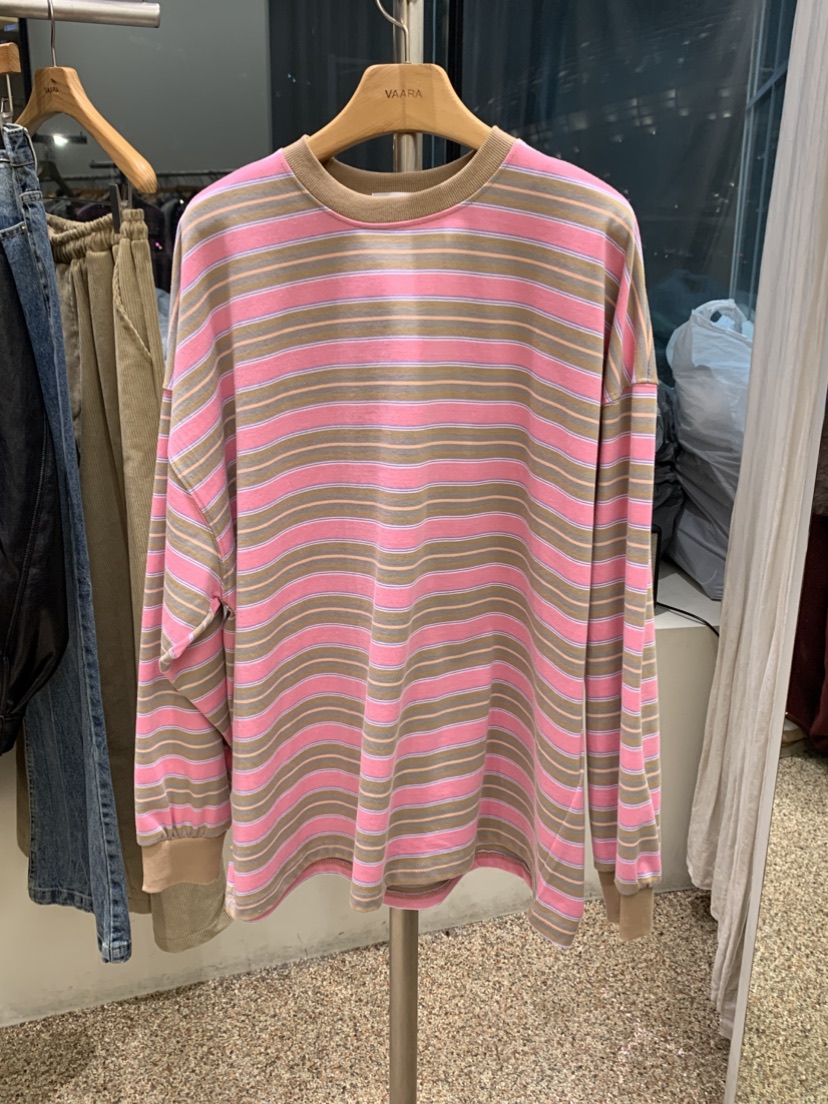 VAARA韓國代購女士新款推薦休閑職業時尚26春季人氣長袖T恤VAARA長袖T恤圖色3