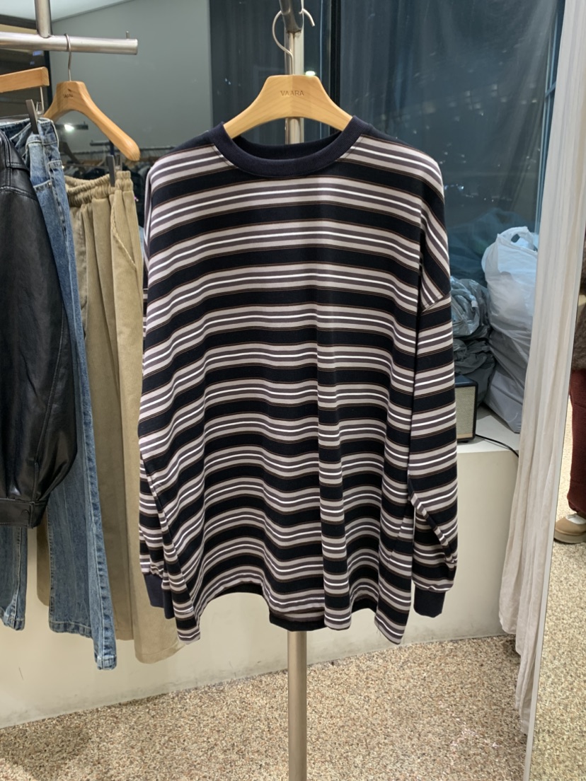 VAARA韓國代購女士新款推薦休閑職業時尚26春季人氣長袖T恤VAARA長袖T恤圖色4