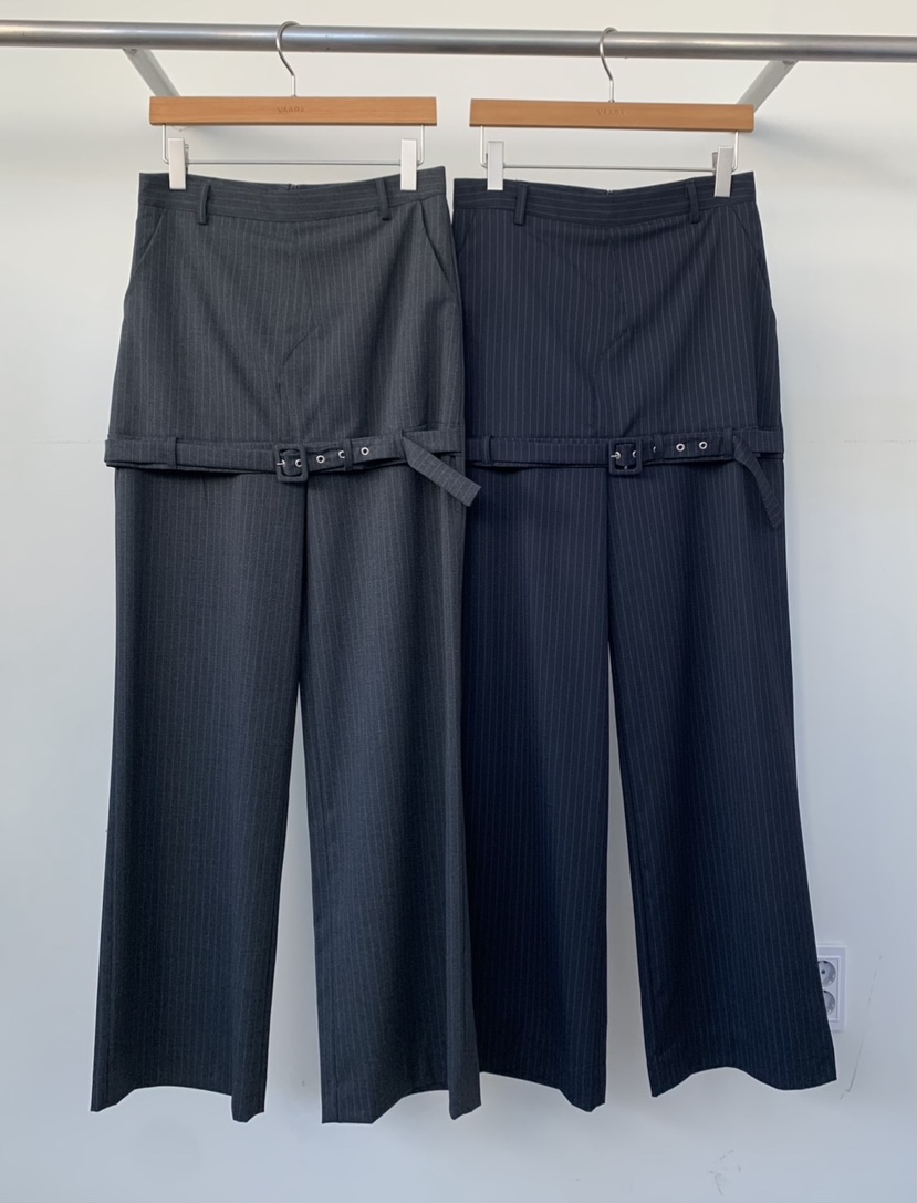 VAARA韓國代購女裝新款人氣時尚熱賣職業休閑26春季休閑褲系帶VAARA休閑褲