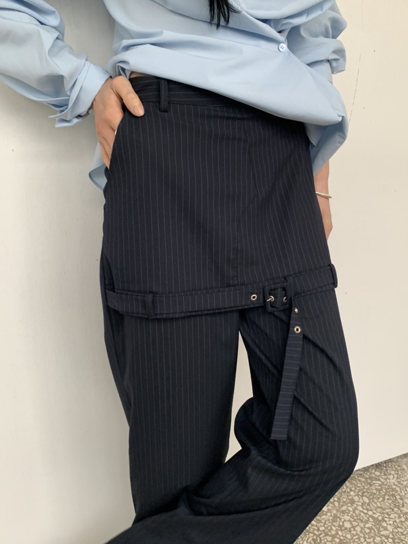 VAARA韓國代購女裝新款人氣時尚熱賣職業休閑26春季休閑褲系帶VAARA休閑褲