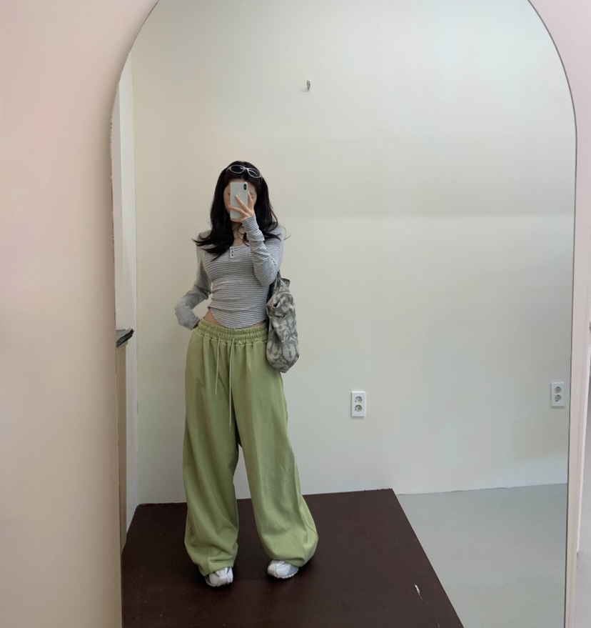 EYEL韓國代購女裝新款職業休閑熱賣人氣26春季休閑褲寬松EYEL休閑褲