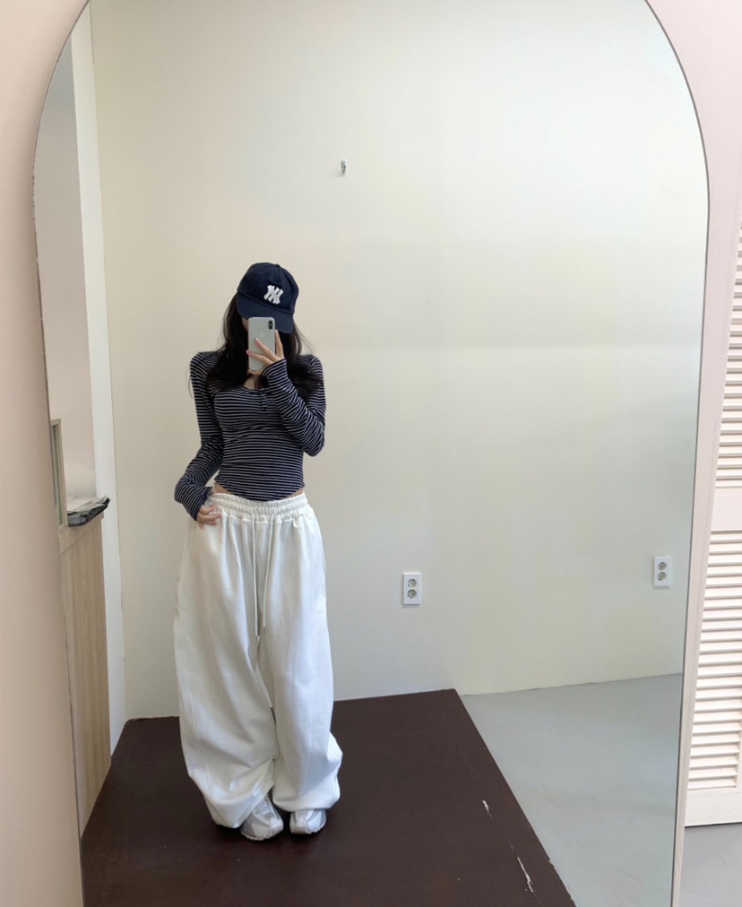 EYEL韓國代購女裝新款職業休閑熱賣人氣26春季休閑褲寬松EYEL休閑褲