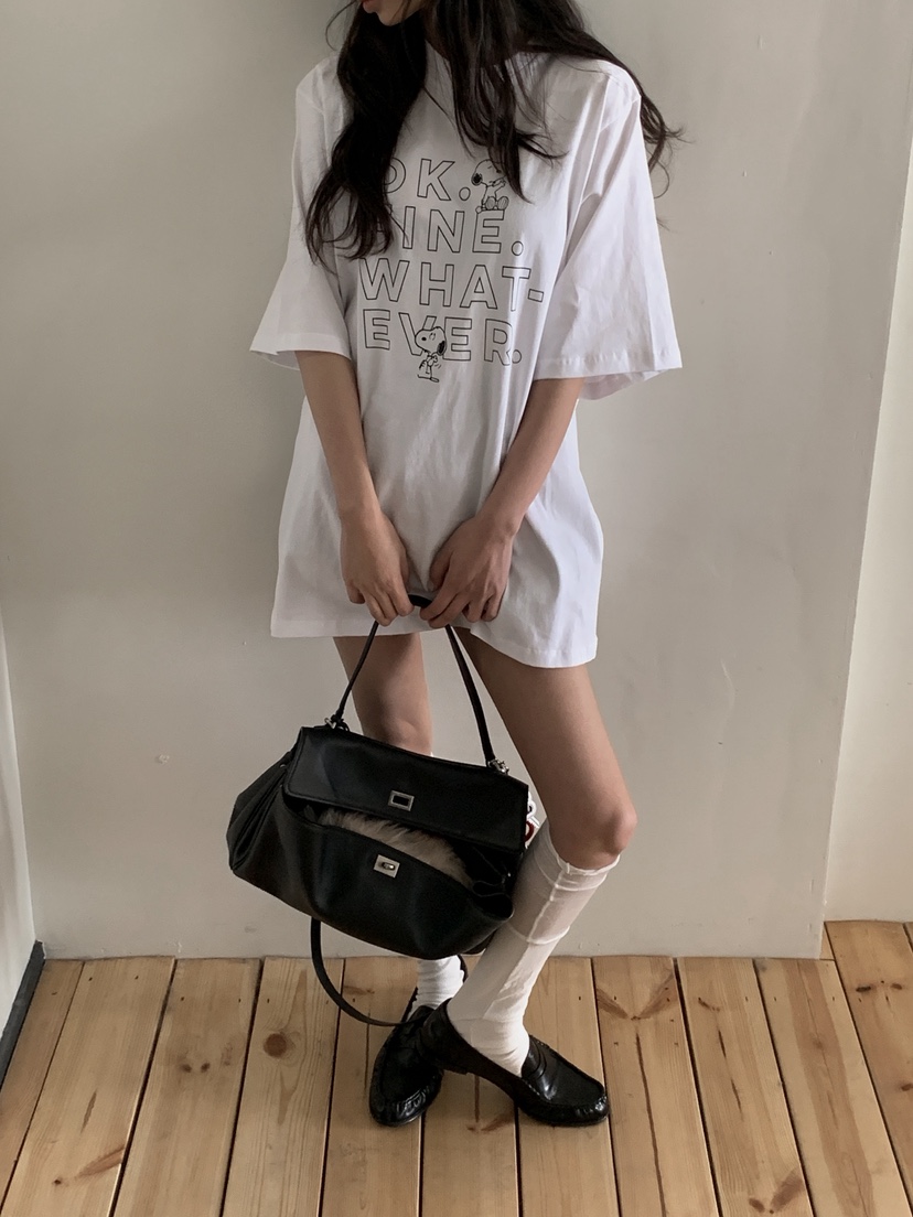 OURWAVE/OUR ROOM東大門代購女士新品26春季熱賣T恤史努比Our Wave/Our RoomT恤