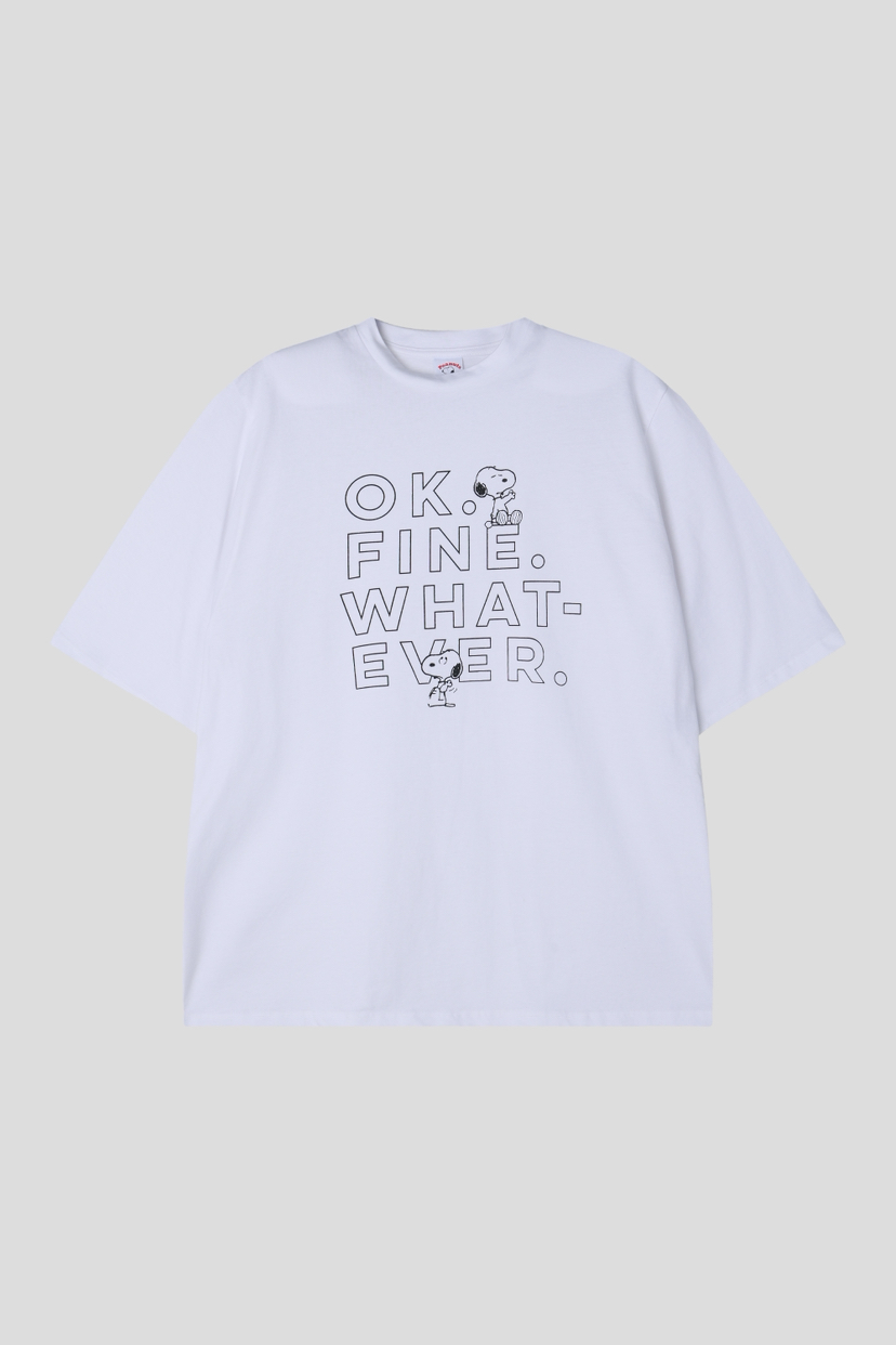 OURWAVE/OUR ROOM東大門代購女士新品26春季熱賣T恤史努比Our Wave/Our RoomT恤圖色1