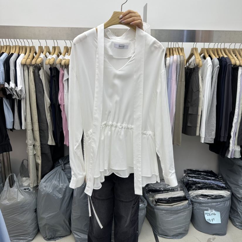 SPECIAL東大門代購女裝新品26春季熱賣人氣推薦襯衫蕾絲衫SPECIAL襯衫/蕾絲衫圖色2