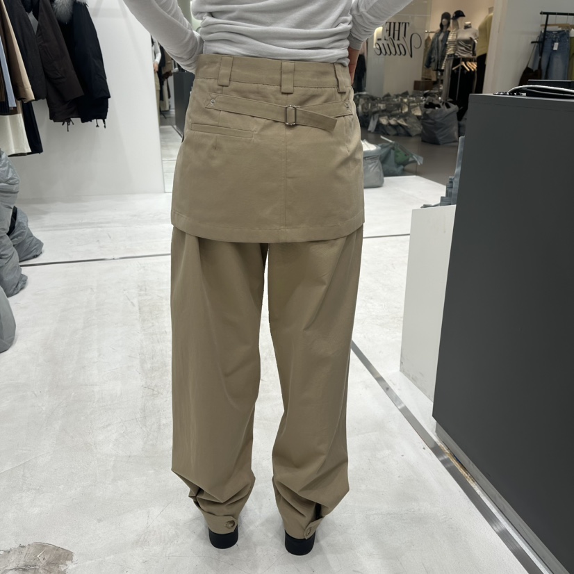 THE VALUE東大門代購女裝新品26春季休閑時尚人氣裙褲雙層THE VALUE裙褲